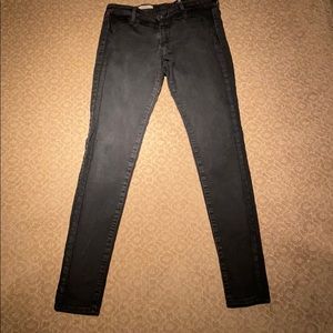 Faded black AG Skinny Jeans Size 28R